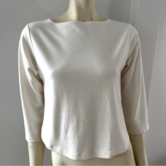 PARIDAEZ Women’s Original IBIS 2 in 1 Top 3/4 Sleeves Cream XS/ S - Picture 10 of 16